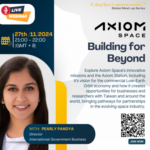 RunSpace x Axiom Space Global Meetup Series Webinar RunSpace x Axiom Space Global Meetup Series Webinar