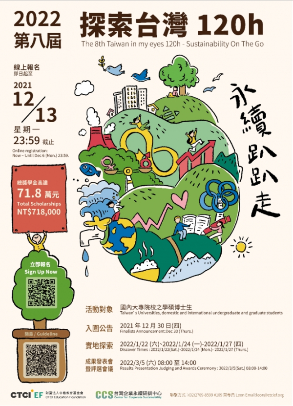 2022 The 8th Taiwan in my eyes 120h - Sustainability On The Go Guideline
