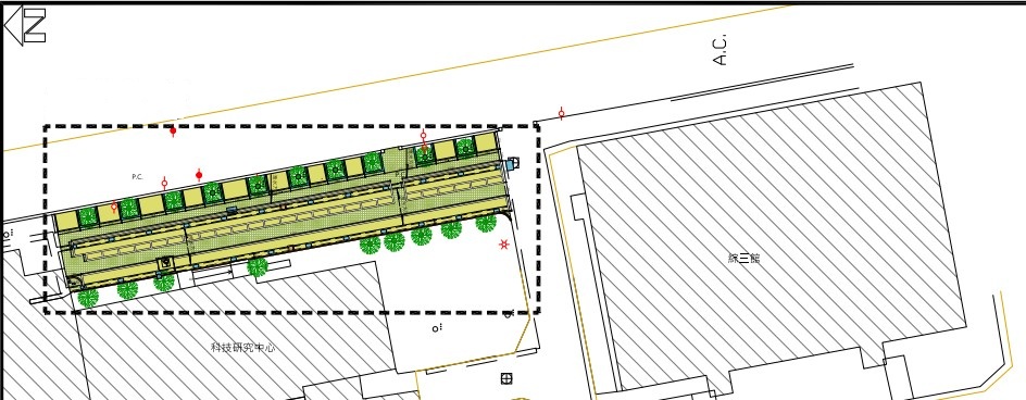 Technology Research Building Back Motorcycle Parking Lot Notice