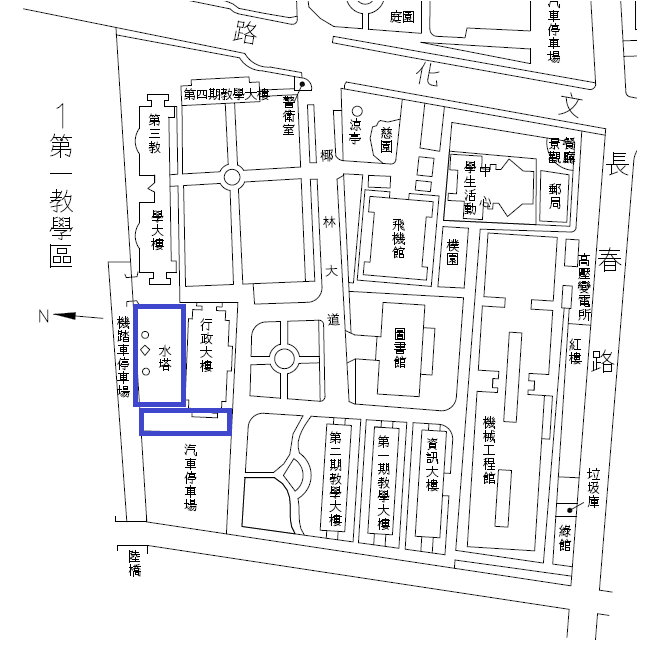 1100325行政大樓後方停車場開放通知